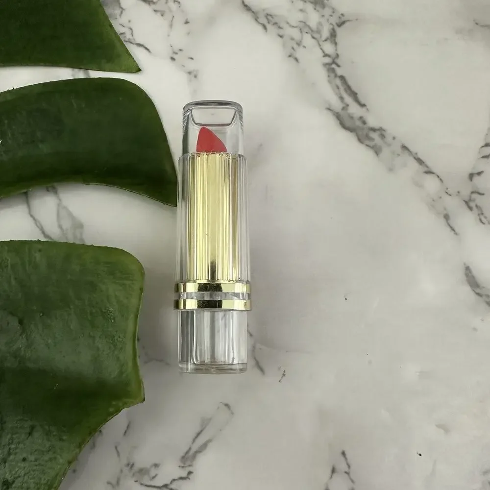 Maybelline Vintage Cool Watermelon Lipstick Lip Color Pink Clear Tube